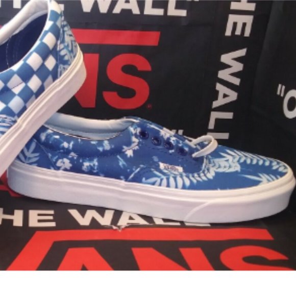 Vans Era Solar Floral True Blue Marshmallow Men's 6/Women's 7.5 VN0A4U39WV8 - Picture 9 of 12